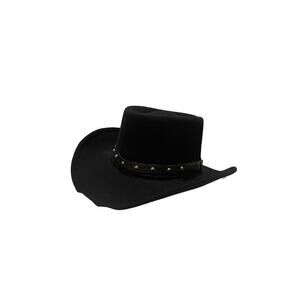 Vintage Pigalle Black Felt Western Cowboy Hat